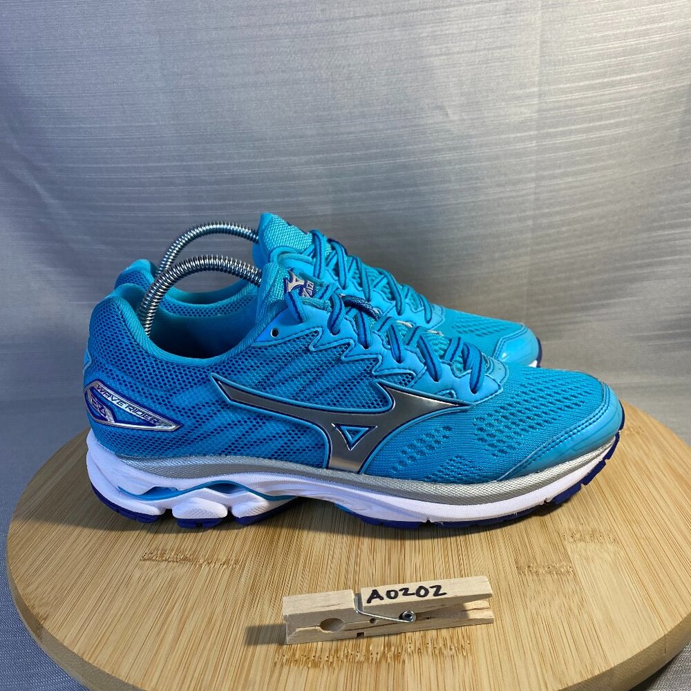Mizuno Wave Rider 20 Running Shoes Women’s Size 7 US Turquoise Colour A0202